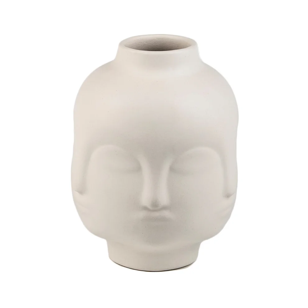 Beige & Stone - All In Face Vase