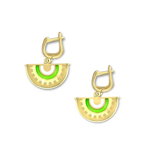 Iris The Brand - Enki Enameled Earing - Ill