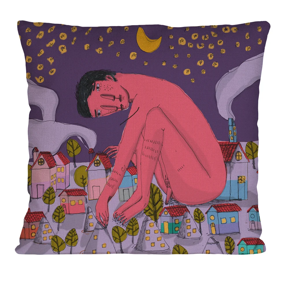 Serkan Akyol - Gece Gibi Ört Üstümü Pillowcase