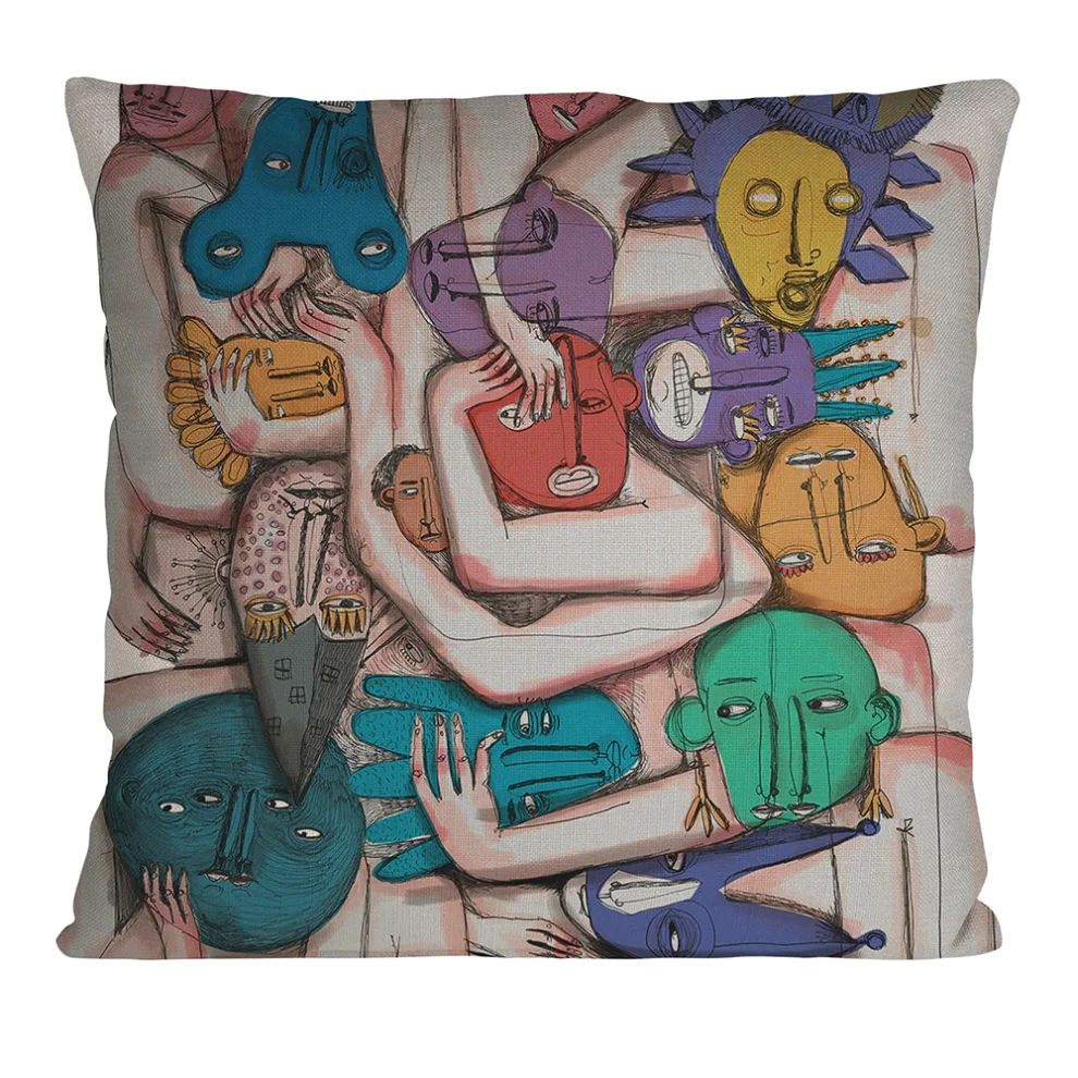 Serkan Akyol - We Are People Pillow