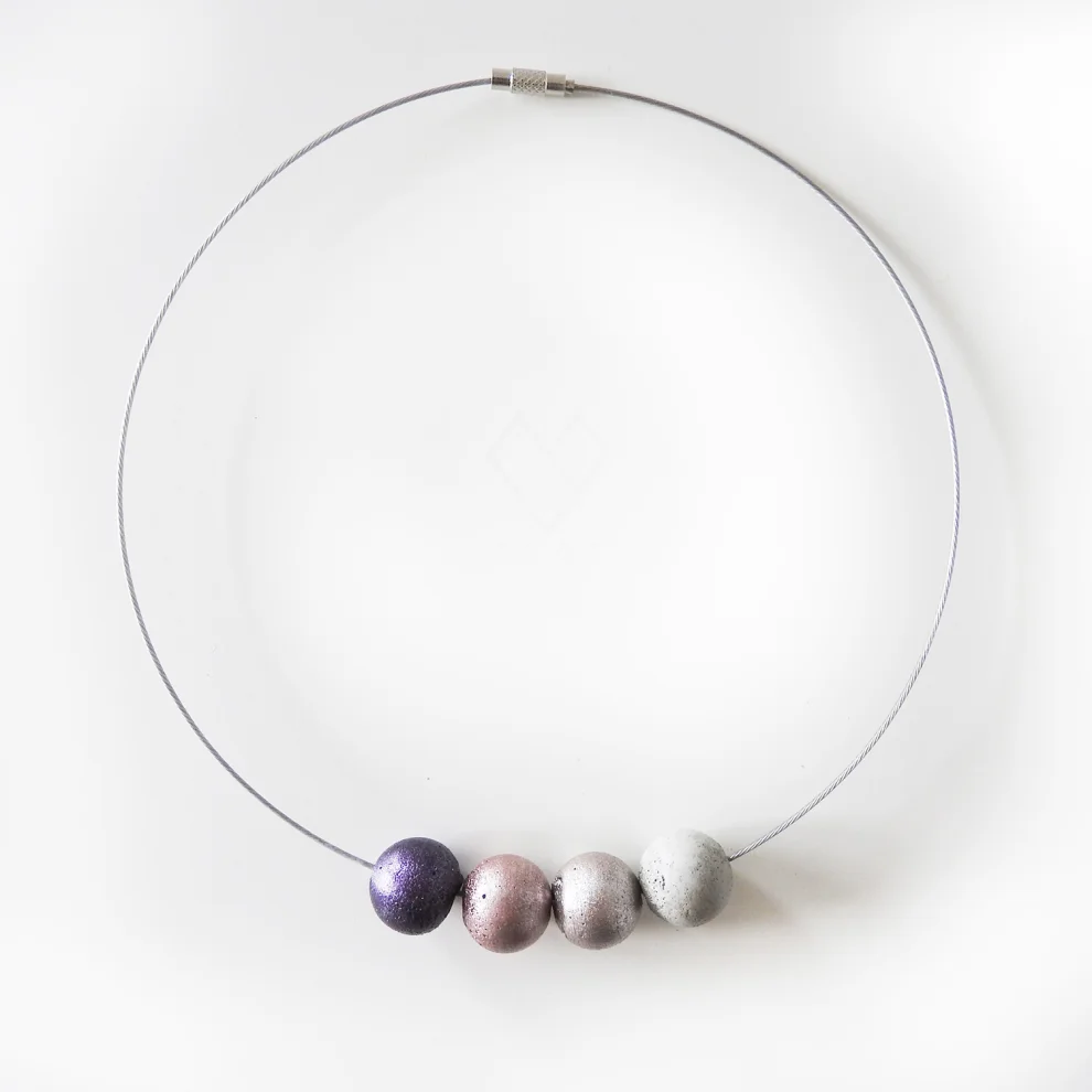 Root Jewellery - Galaxy Ball Concrete Necklace