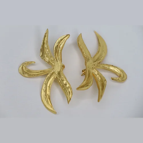 Studio Agna - Starfish Earring In Gold