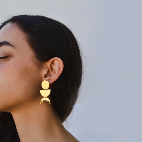 Maja Jewels - Moon Phase Earrings