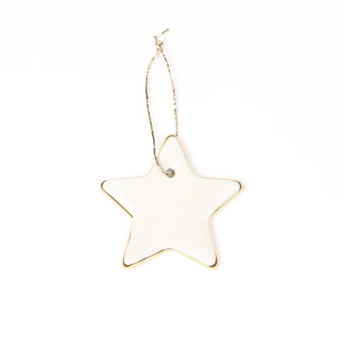 Zulu Ceramics - Star Xmas Ornament