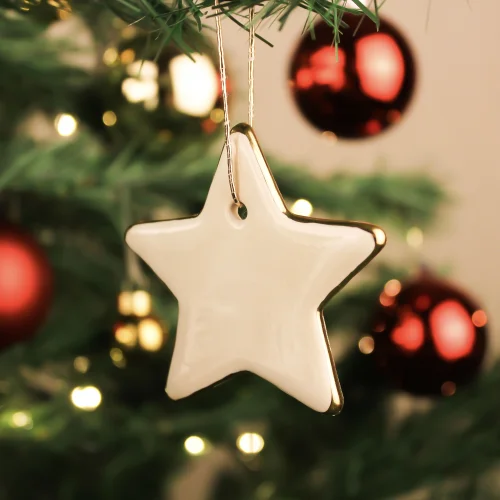 Zulu Ceramics - Star Xmas Ornament