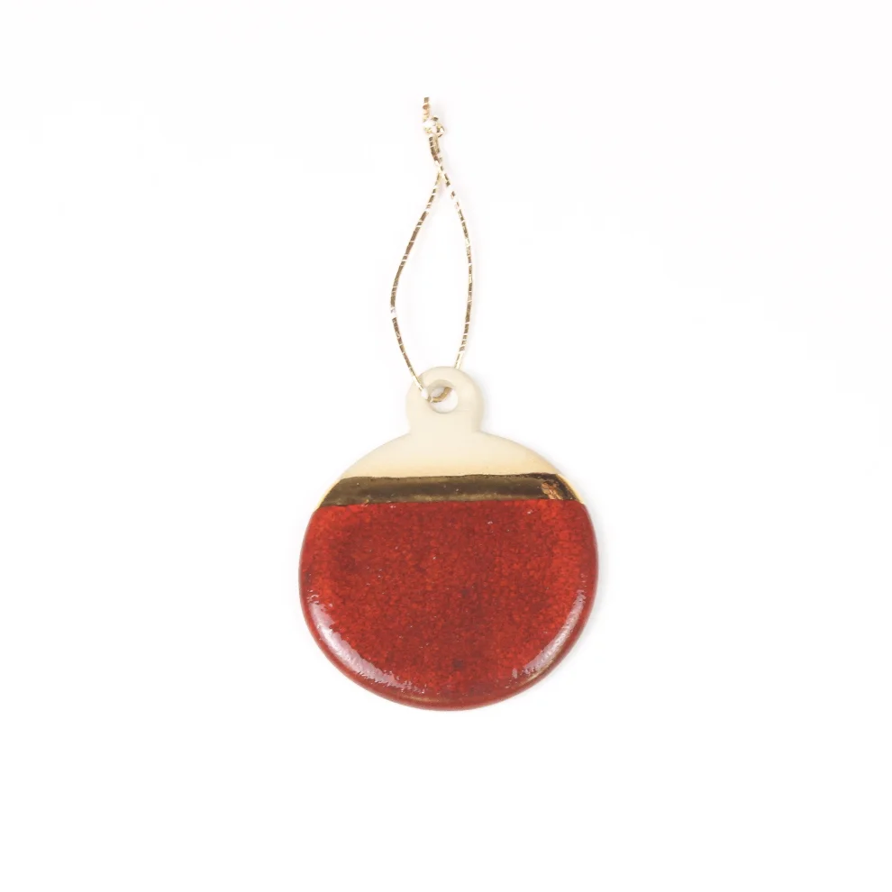 Zulu Ceramics - Round Xmas Ornament