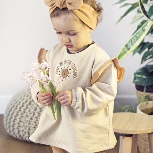 Auntie Me - ’Find Joy in the Ordinary’ Frill Sweatshirt