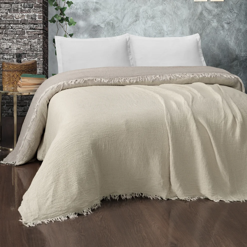 Miespiga - Gold 4 Layer Muslin Double Pique