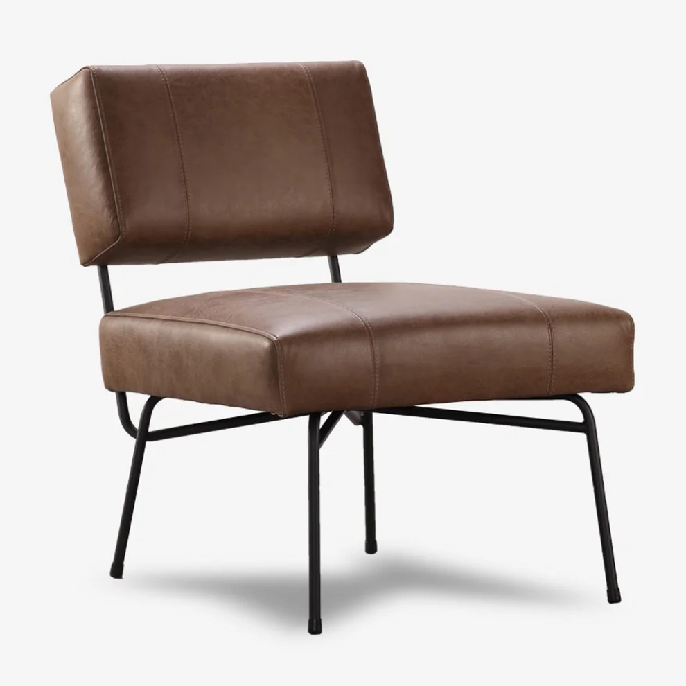 Estetik Decor - Chev Utter Leather Armchair