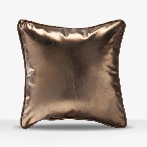 Estetik Decor - Effete Leather Fabric Pillow