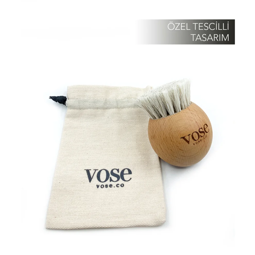 Vose - Vose 100% Natural Horsehair Face Brush - Ball