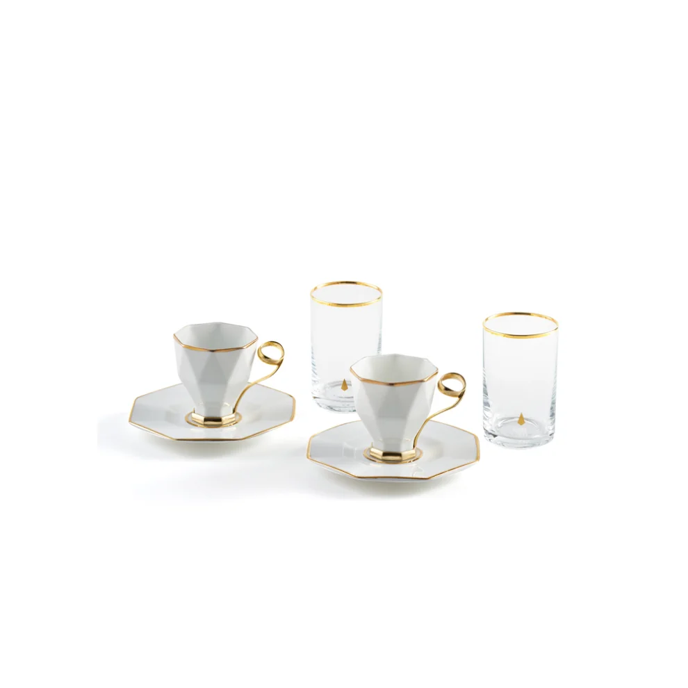 Har Sanat - Vav Turkish Coffee Cup Set of 2