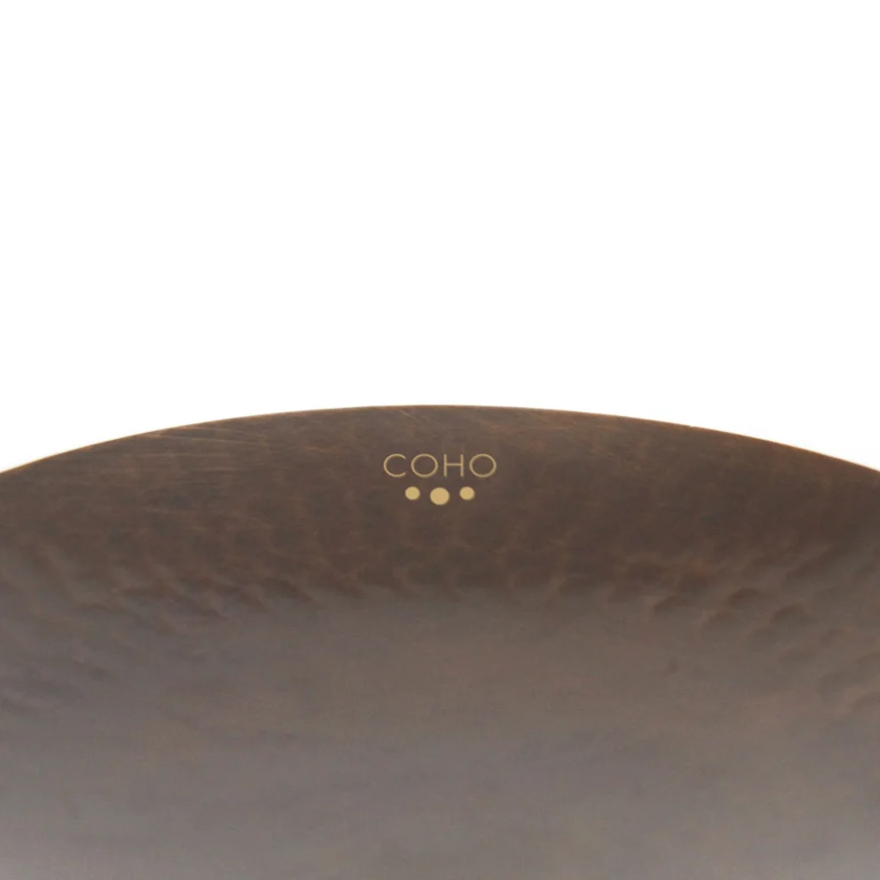 Coho Objet	 - Coho Antique Yalın Hammered Copper Jewellery Tray