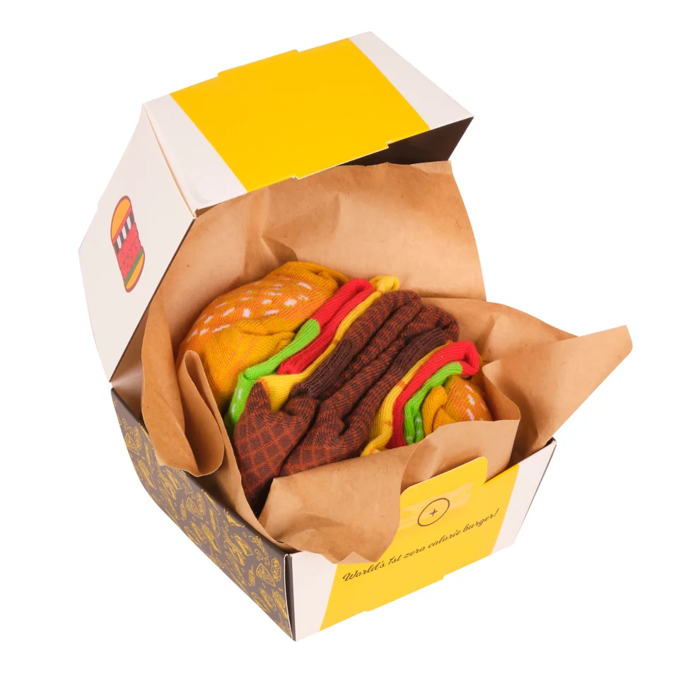 Socks + Stuff - Burger Socks Box | hipicon