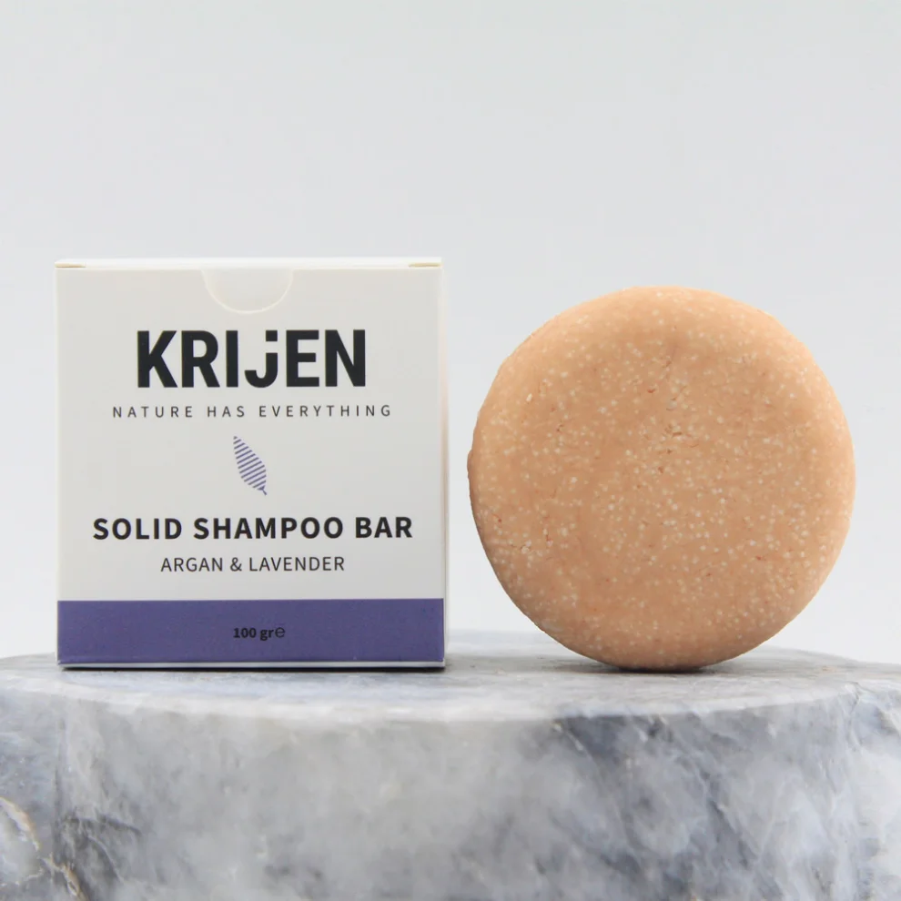 Krijen - Shampoo Bar -  Argan & Lavender