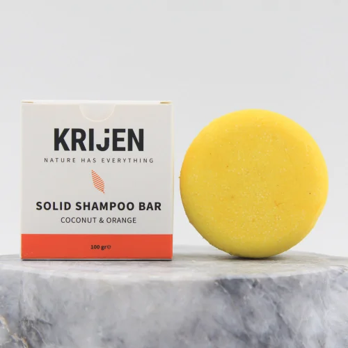 Krijen - Shampoo Bar -  Coconut & Orange
