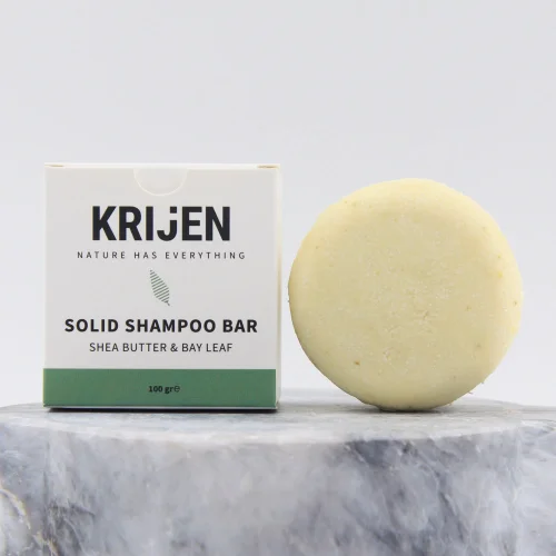 Krijen - Shampoo Bar -  Shea Butter & Bay Leaf