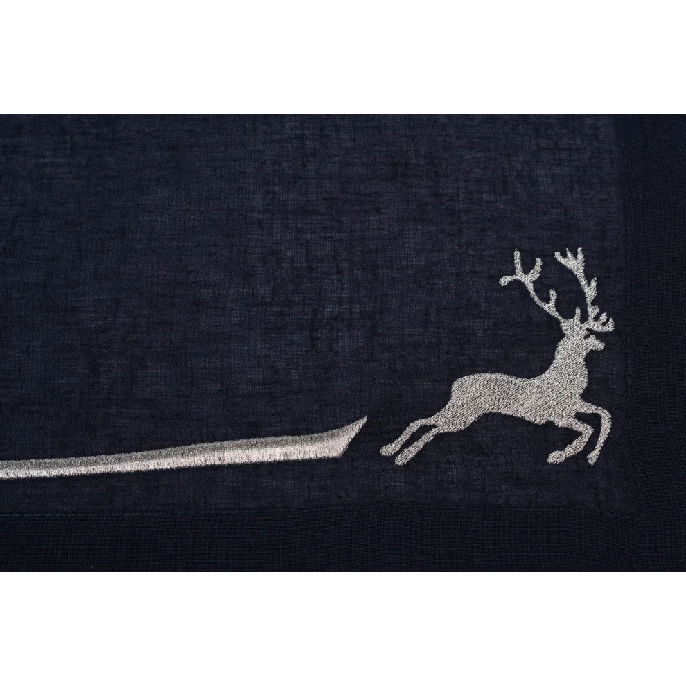 22 Maggio Istanbul - Natale - Deer Embroidered Placemat