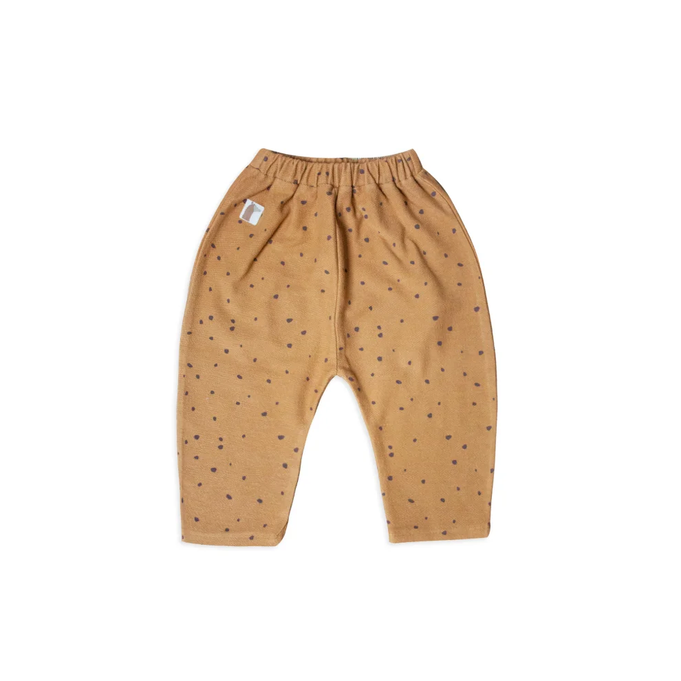 Auntie Me - Pastry Shell ‘Irregular Dots’ Trousers