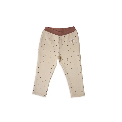 Auntie Me - Semolina ‘Irregular Dots’ Legging