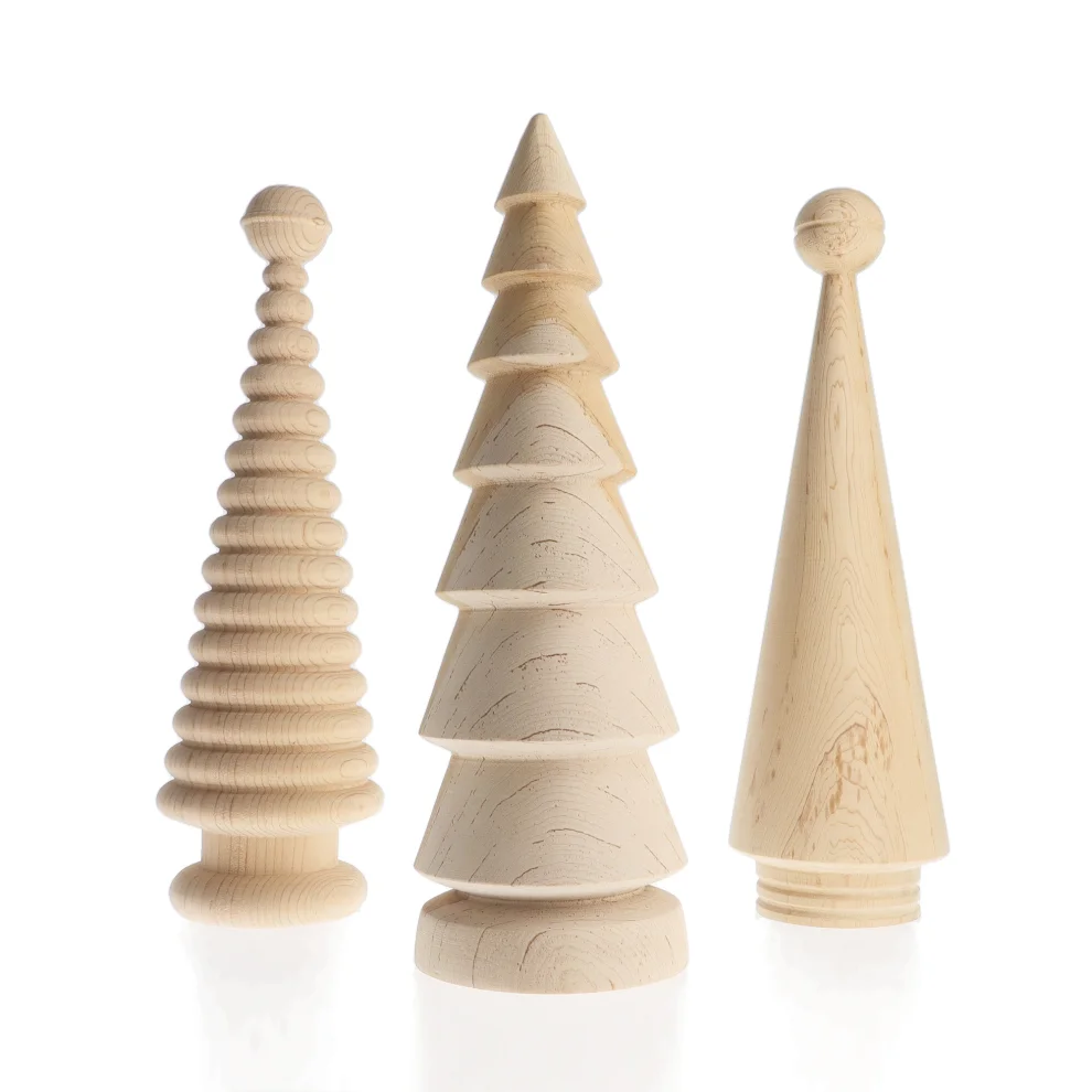 ANANAS - Maxi Wooden Tree Set Naturel | hipicon