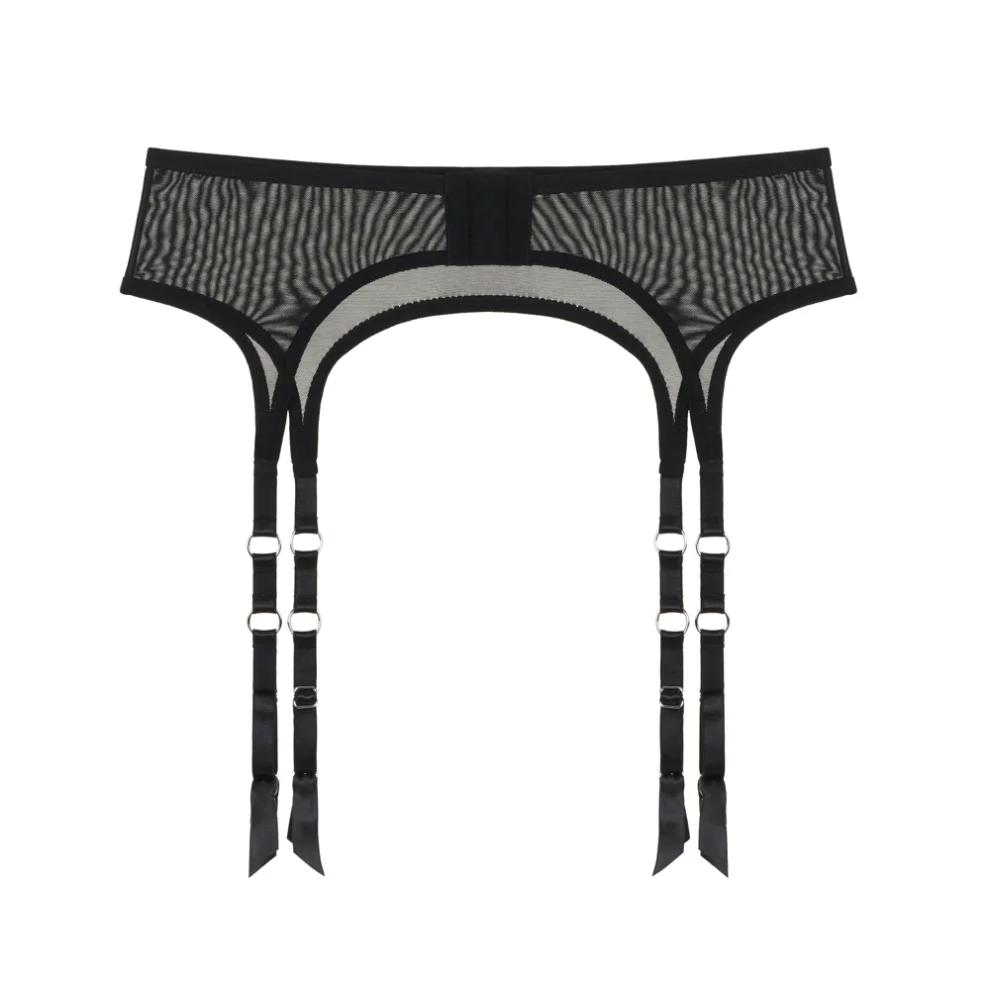 Confidante - Jana Mesh Suspender Belt