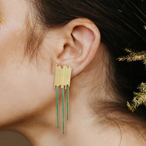 Nuir Studio - Albero Verde Earring