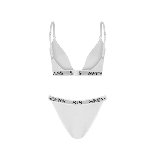 Seens - Vivian Triangle Bra And Myrra Slip Panties Set