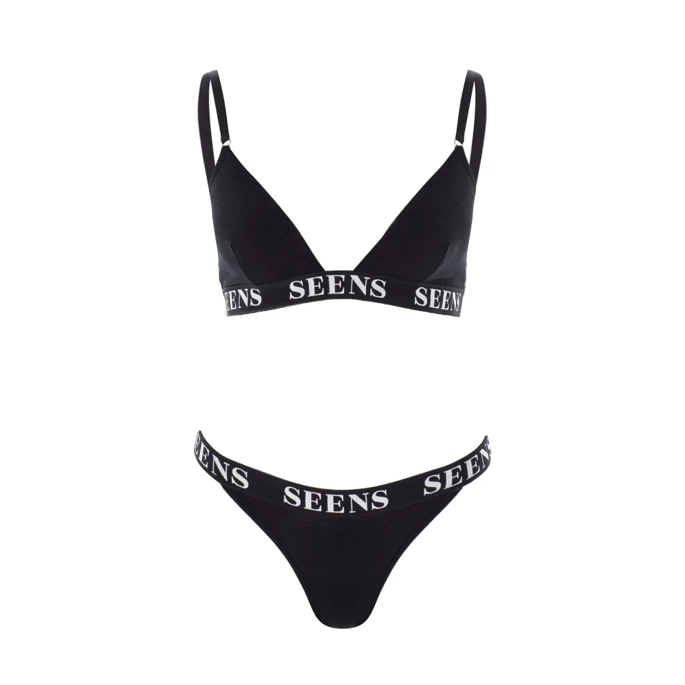 Seens - Vivian Triangle Bra And Myrra Slip Panties Set