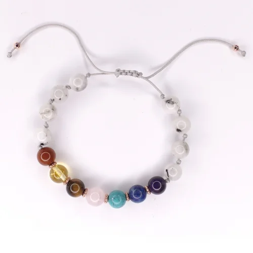 Boho Yoga Art - Chakra Bracelet With Moonstone