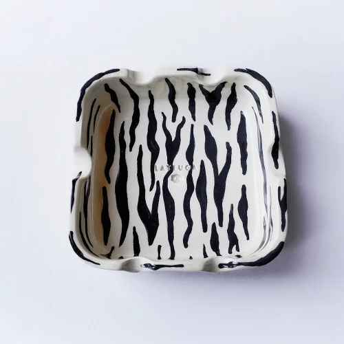 Lattuga Ceramics - Beyaz Roar Kül Tablası