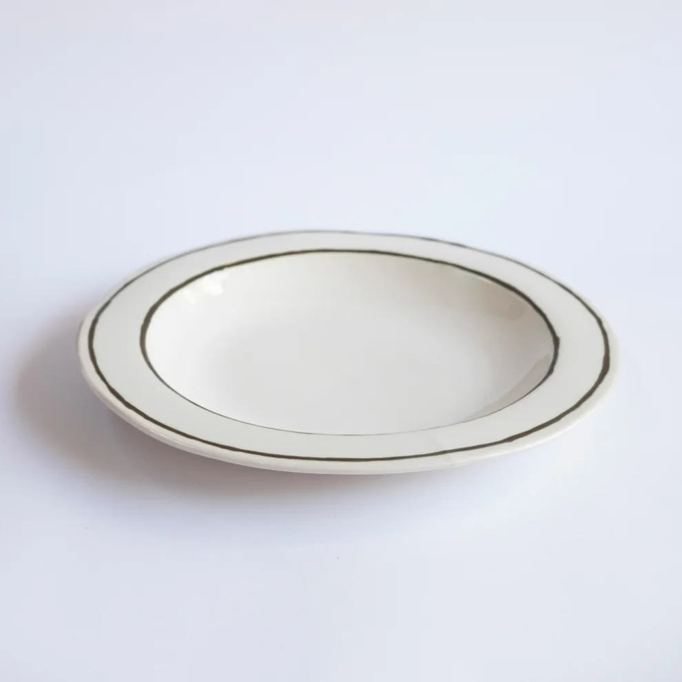 Merve Kasrat - Porcelain Deep Plate