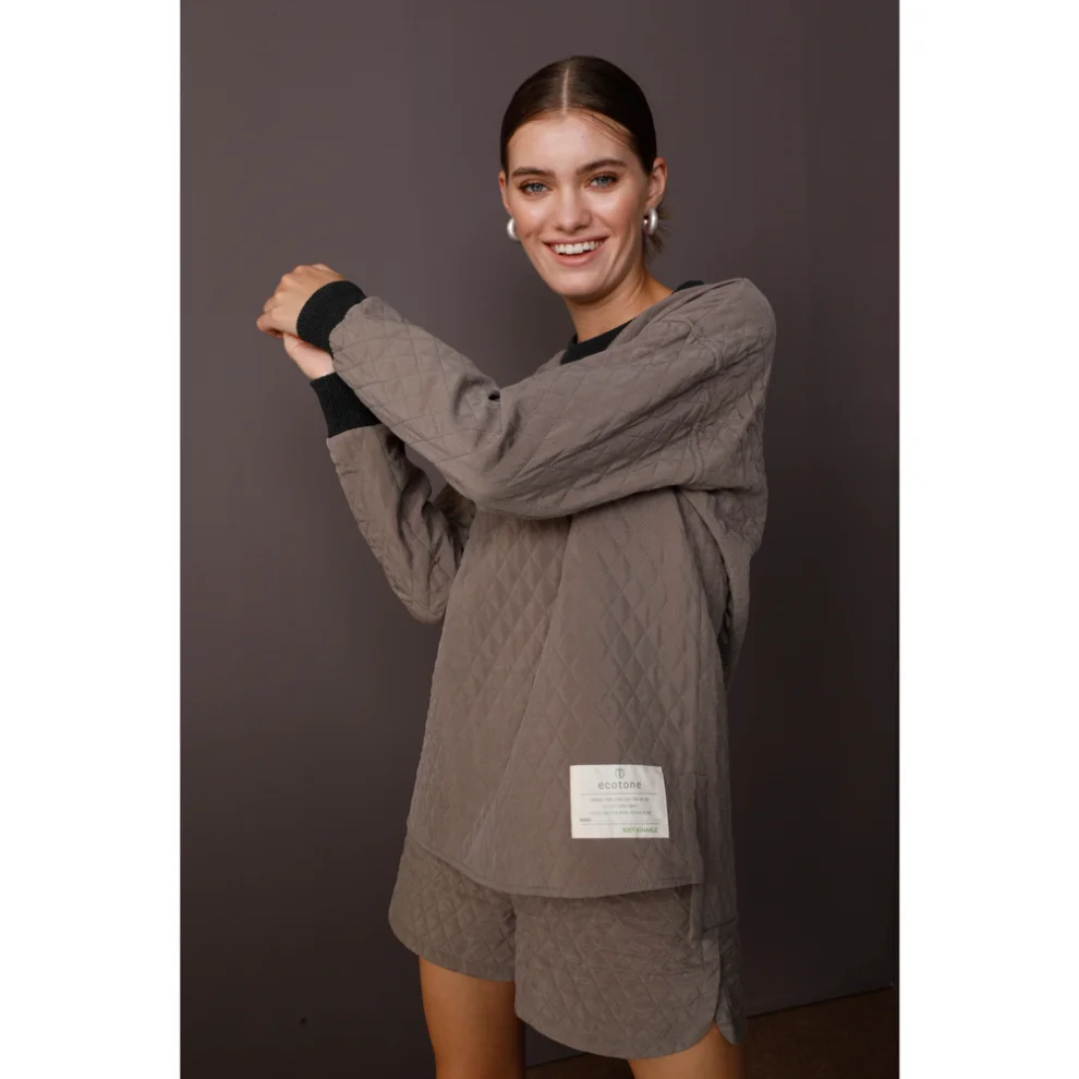 Ecotone - Brooklyn Oversize Quilted Sweatshirt
