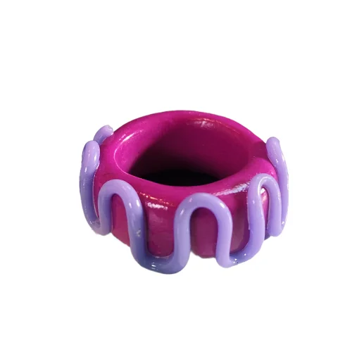MU Studio - Purple Noodle Ring