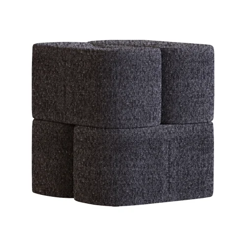 Hermhaus - Ori Velvet Pouffe 