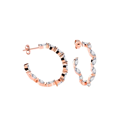 A'la Fine Jewelry - Royal Hoop Earrings