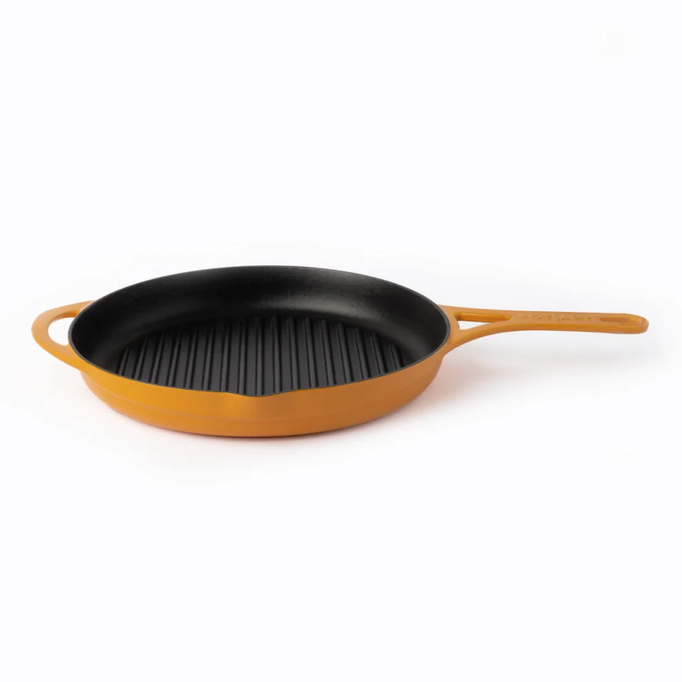 Pot Art - Sunset 3-piece Cast Iron Kitchen Set