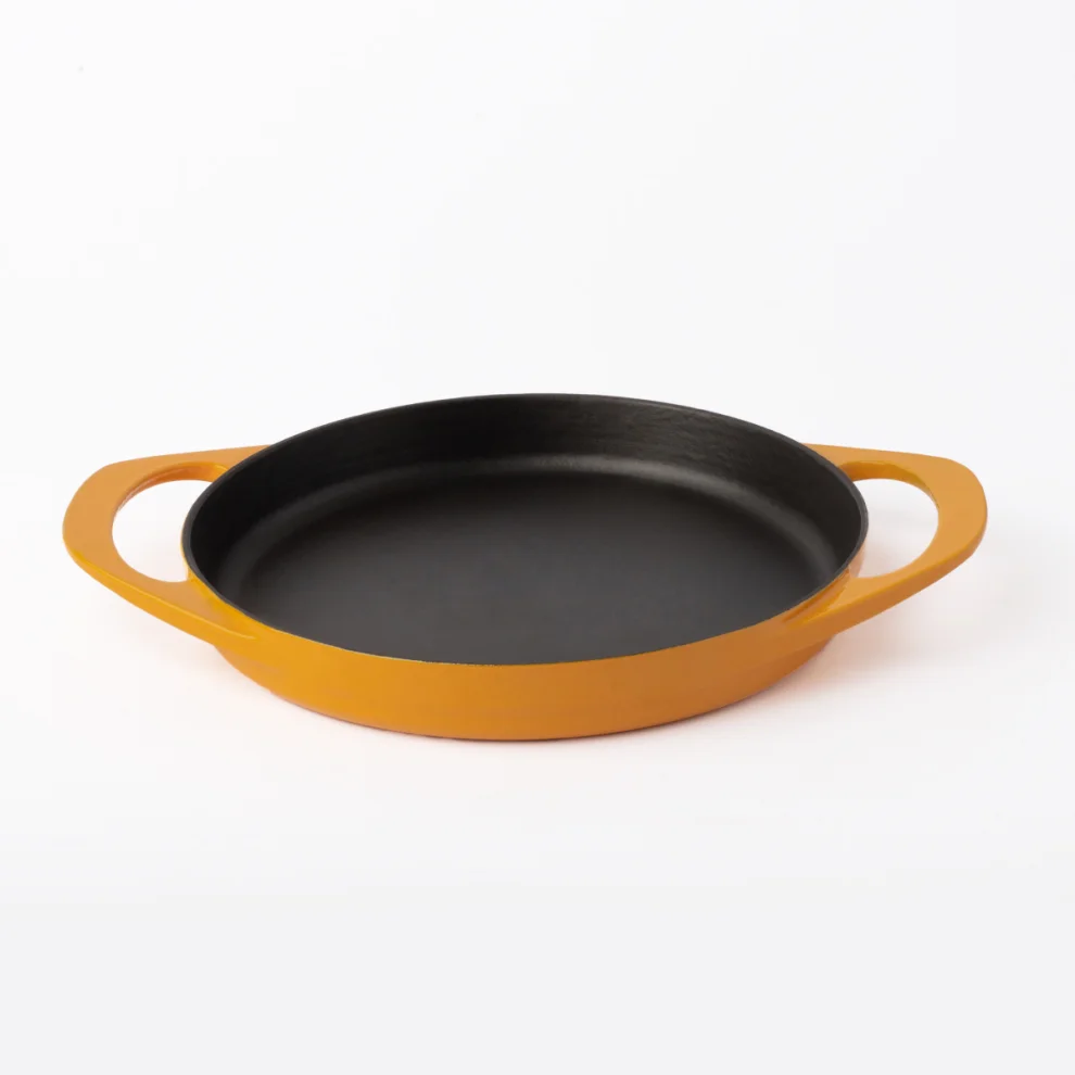 Pot Art - Sunset 3-piece Cast Iron Kitchen Set