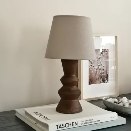 woodiehome - Bolieve Wooden Table Lamp, Lampshade