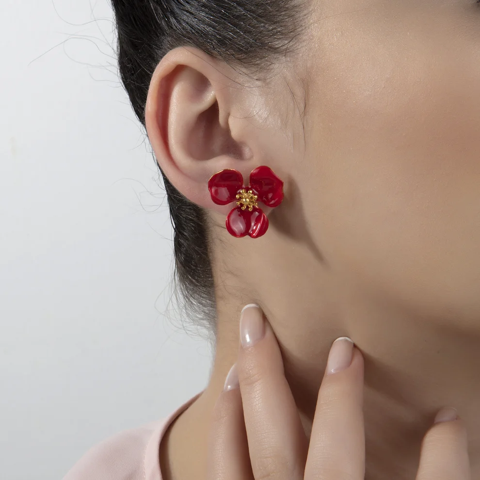 Milou Jewelry - Bloom Flower Earrings