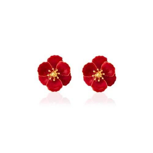 Milou Jewelry - Blossom Çiçek Küpe