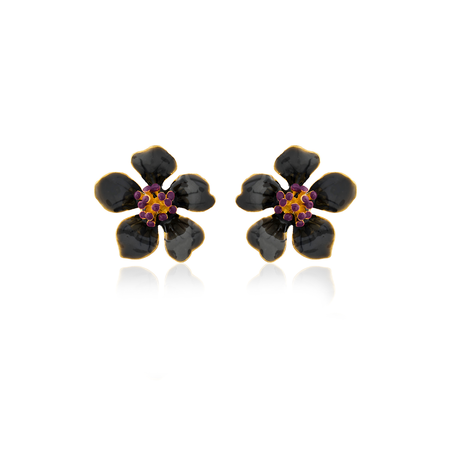 Small Bud Flower Earrings