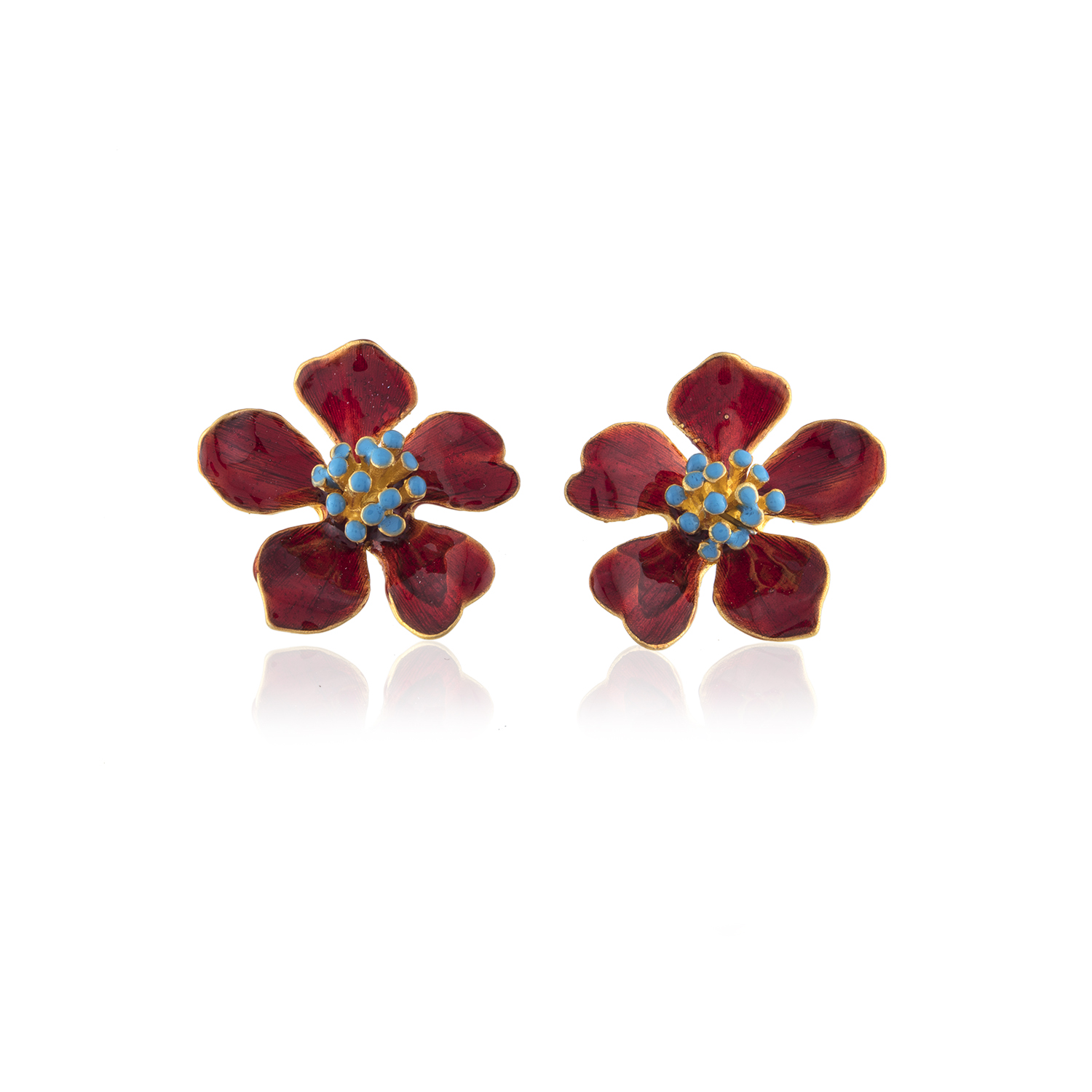 Small Bud Flower Earrings