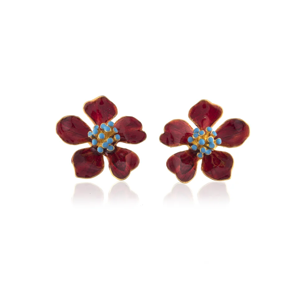 Milou Jewelry - Small Bud Flower Earrings