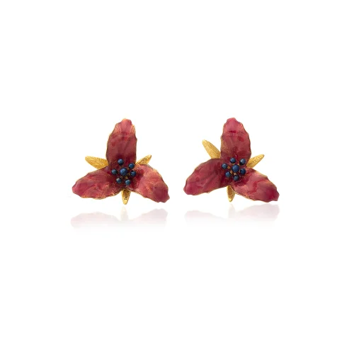 Milou Jewelry - Lily Flower Earrings