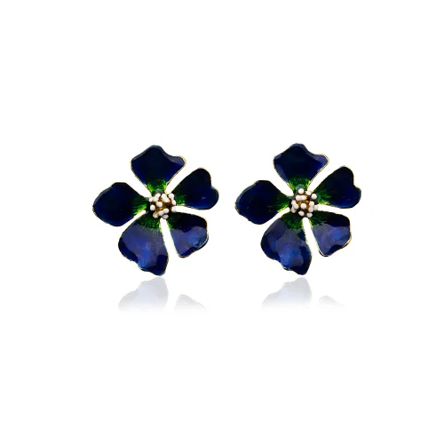 Milou Jewelry - Wild Rose Flower Earrings