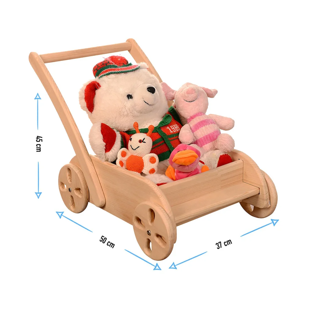 Becbece - Tay Thai First Step Trolley – Wooden Walker