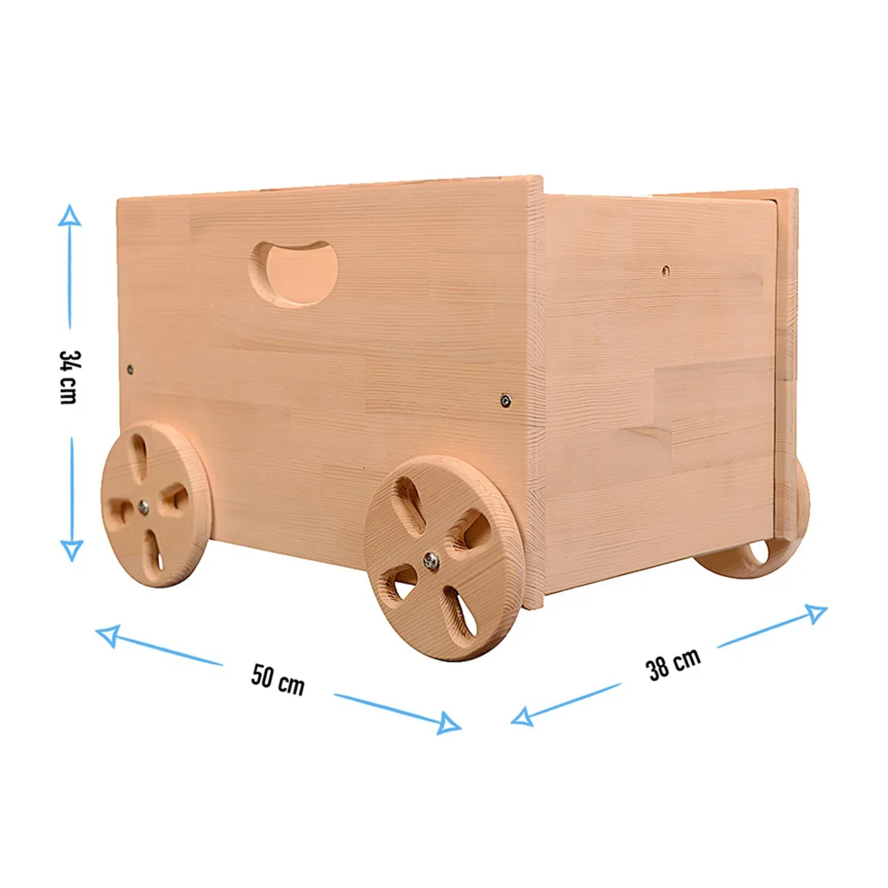 Becbece - Lumpy Wooden Toy Box