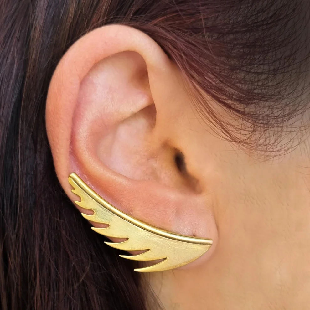 Nuir Studio - Line Wing Earcuff