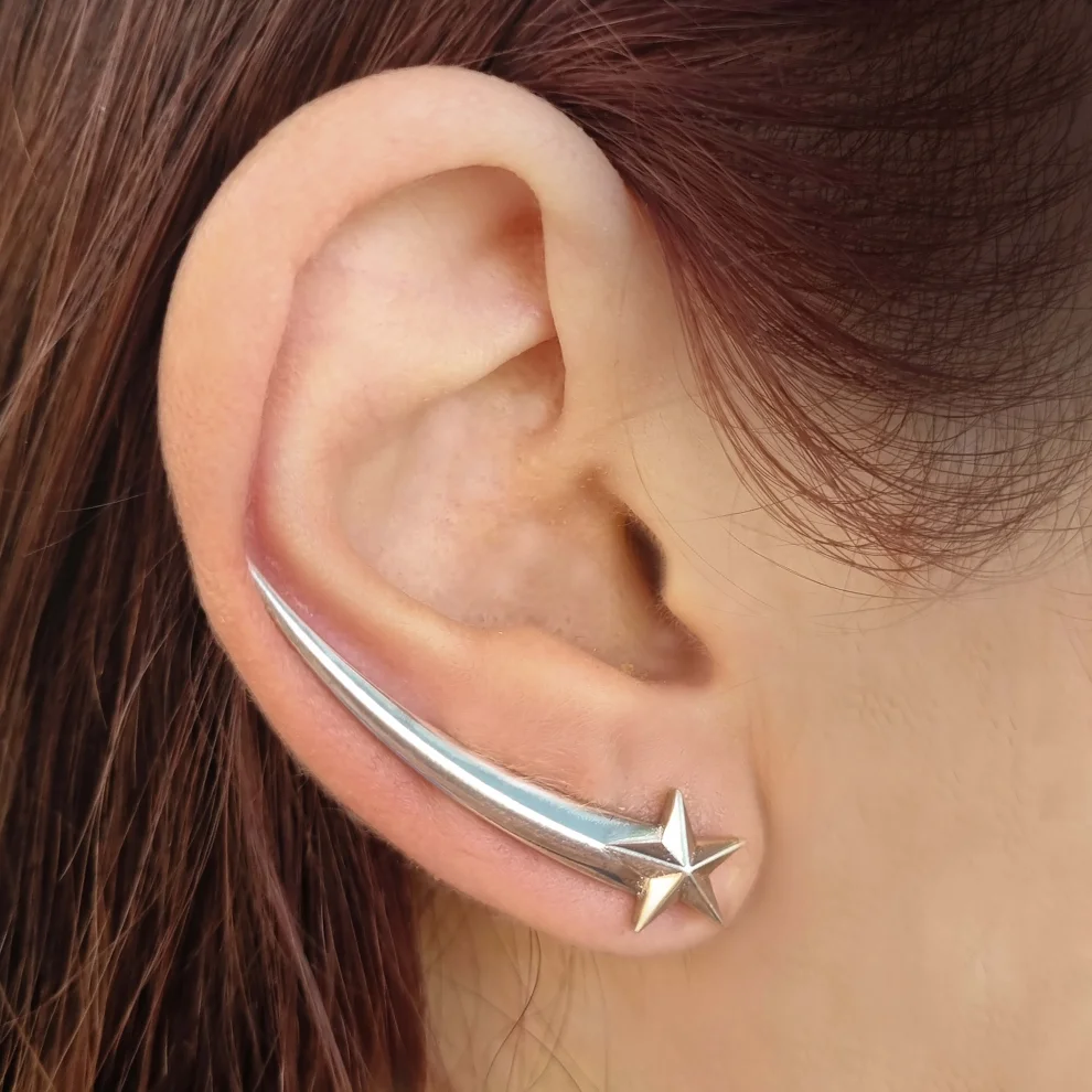 Nuir Studio - Line Star Earcuff